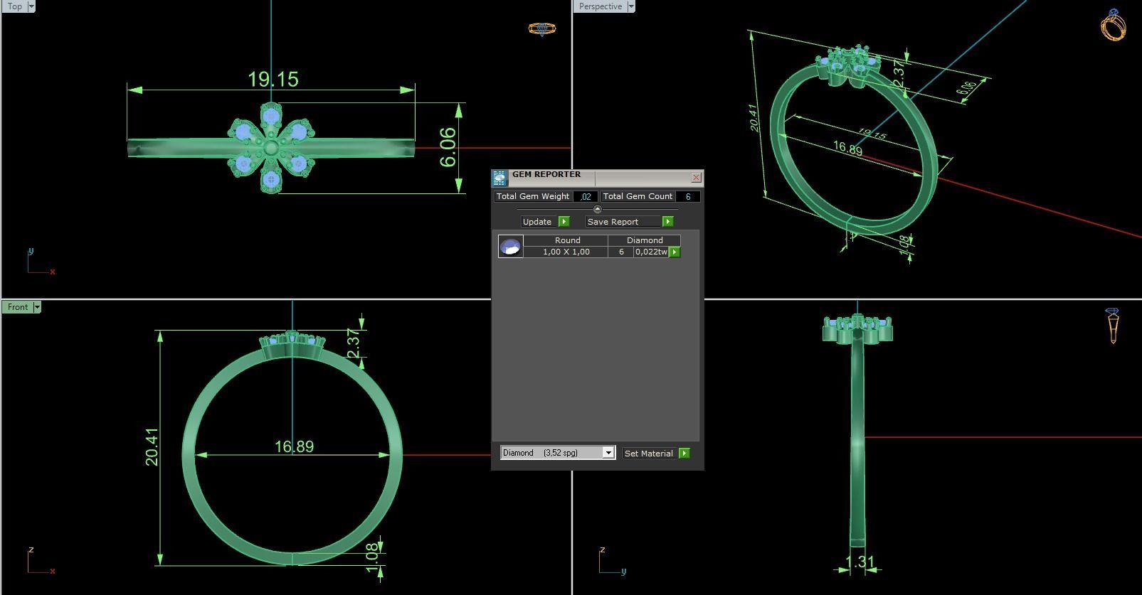 Minimalist Ring 624 3D print model_8