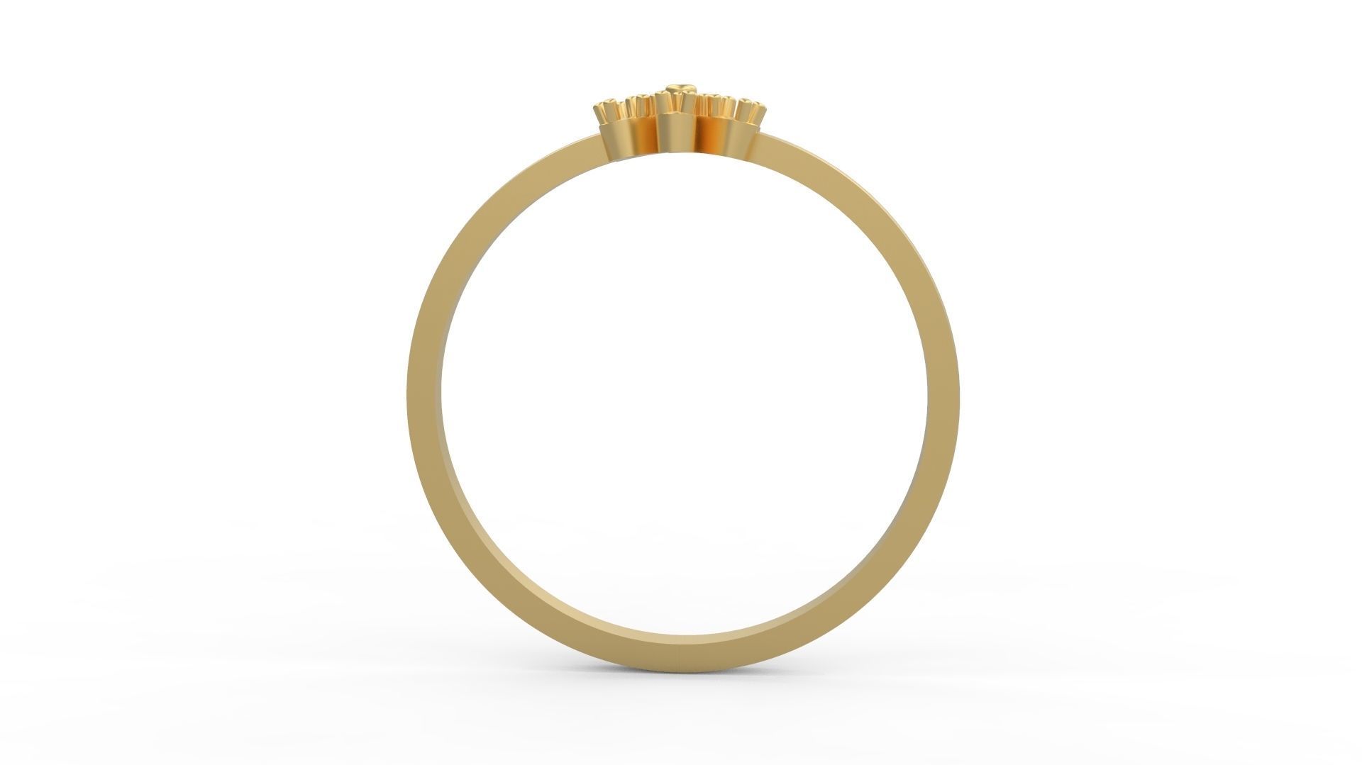 Minimalist Ring 624 3D print model_3