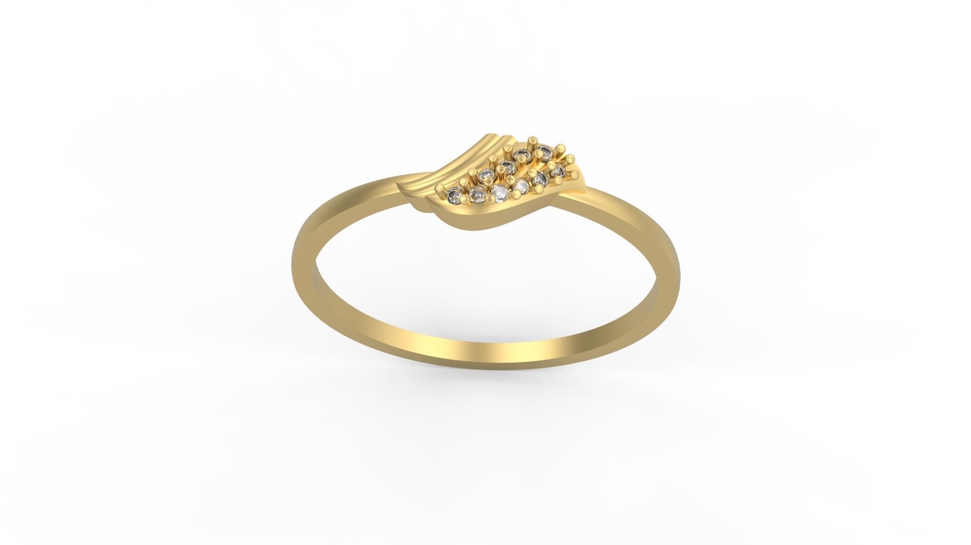 Minimalist Ring 623 3D print model_4