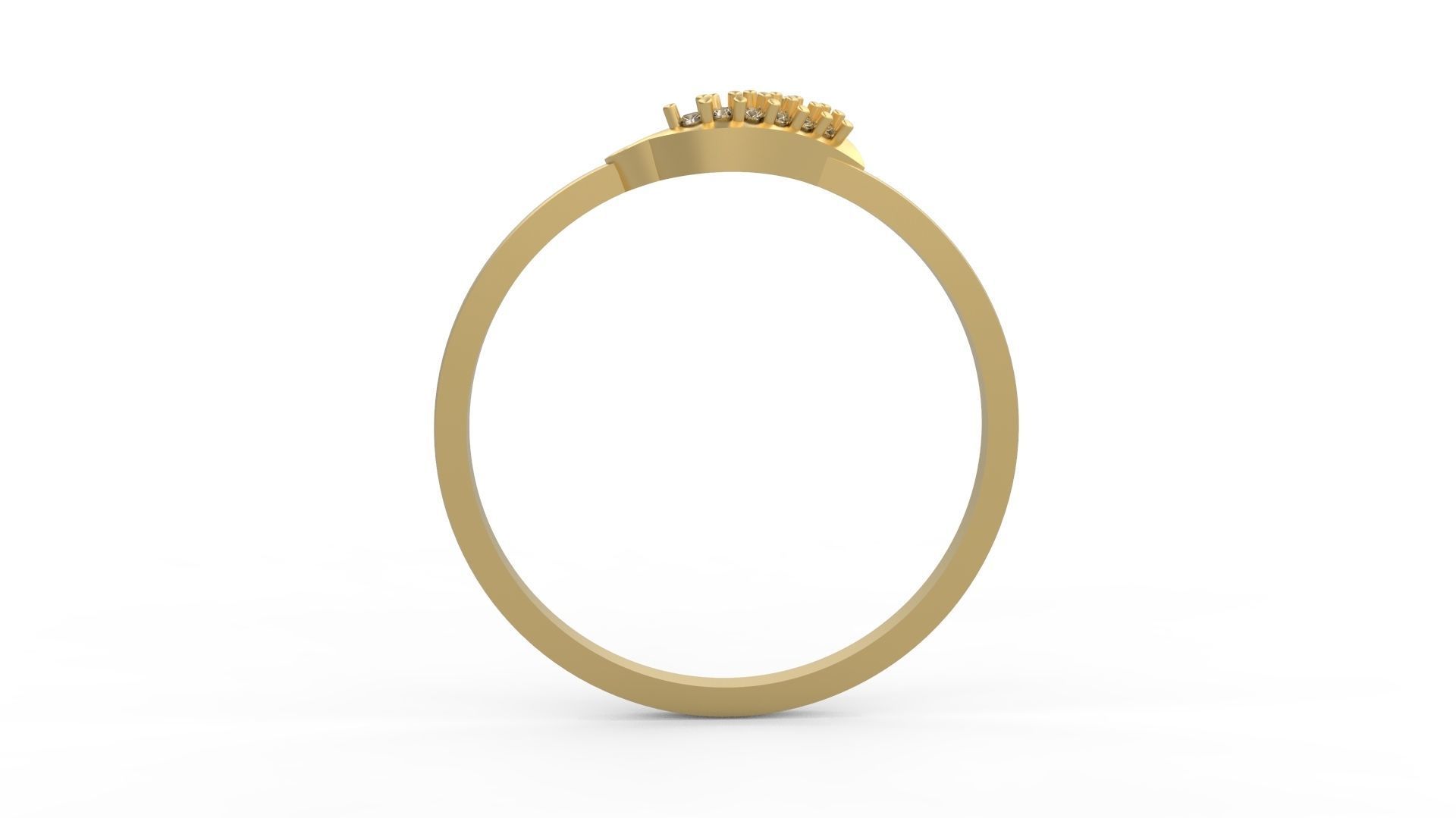 Minimalist Ring 623 3D print model_2