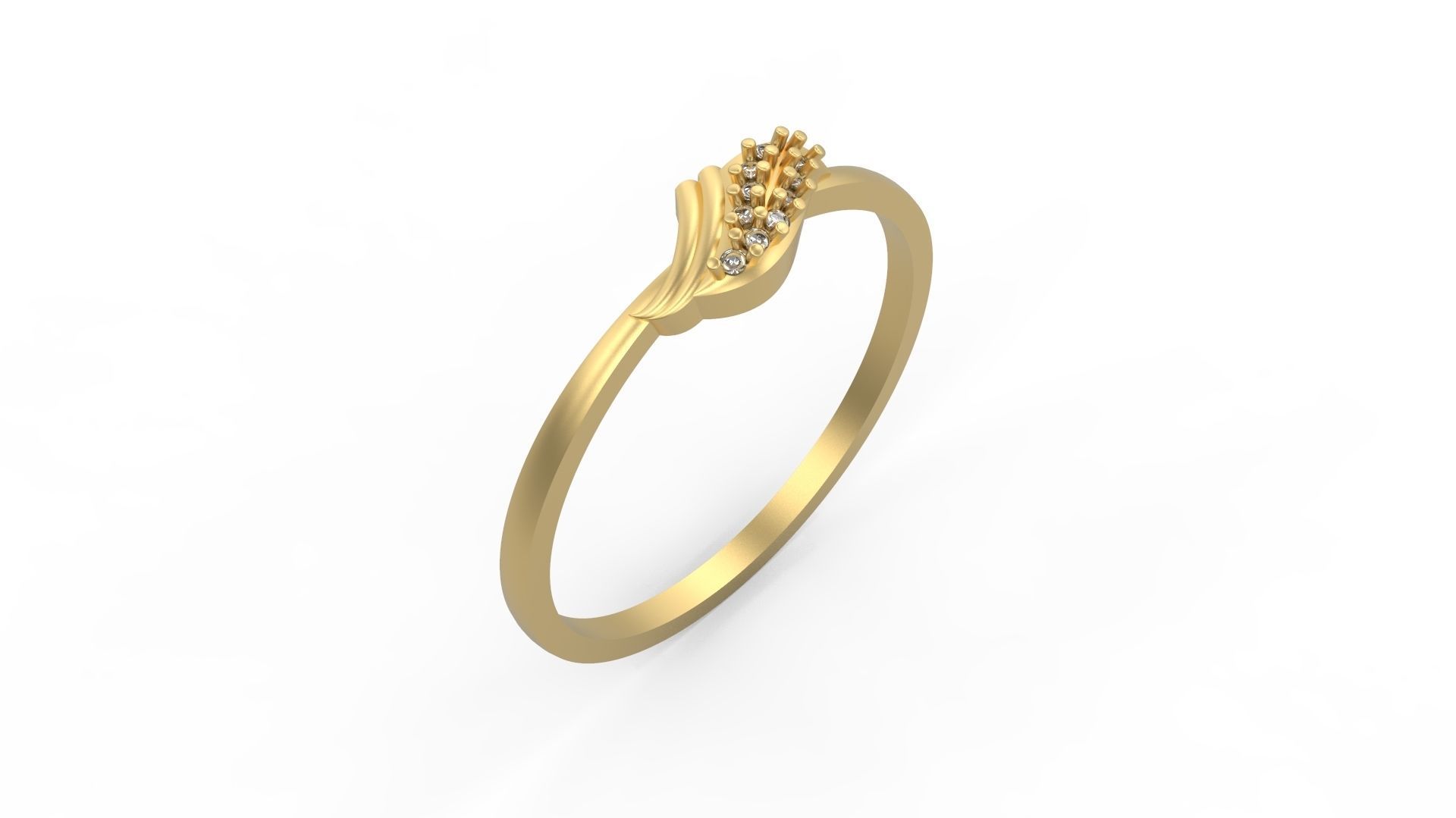 Minimalist Ring 623 3D print model_1