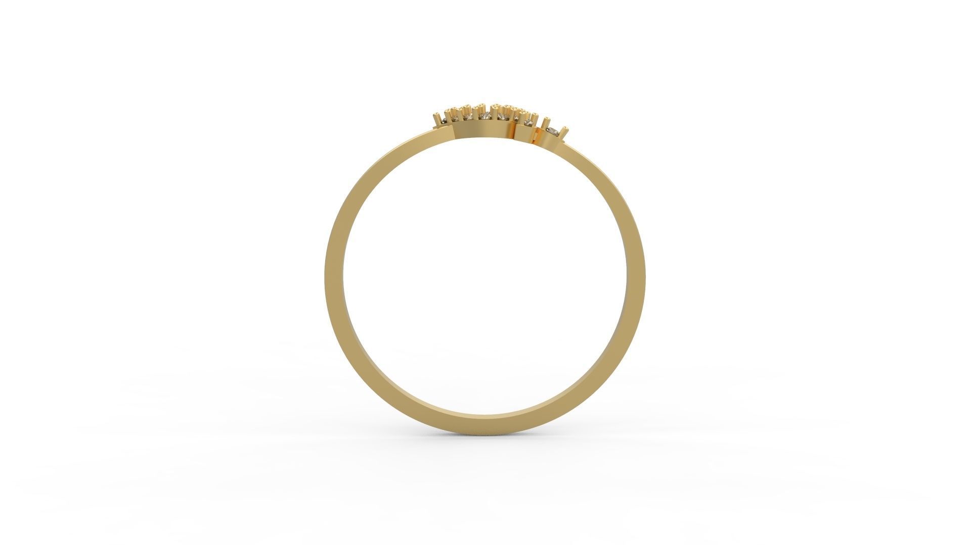 Minimalist Ring 620 3D print model_2