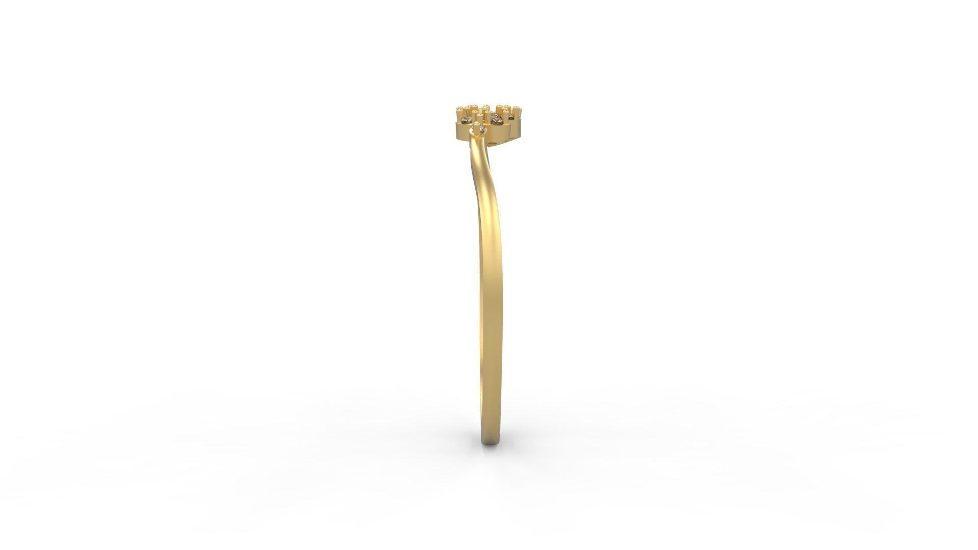 Minimalist Ring 620 3D print model_3