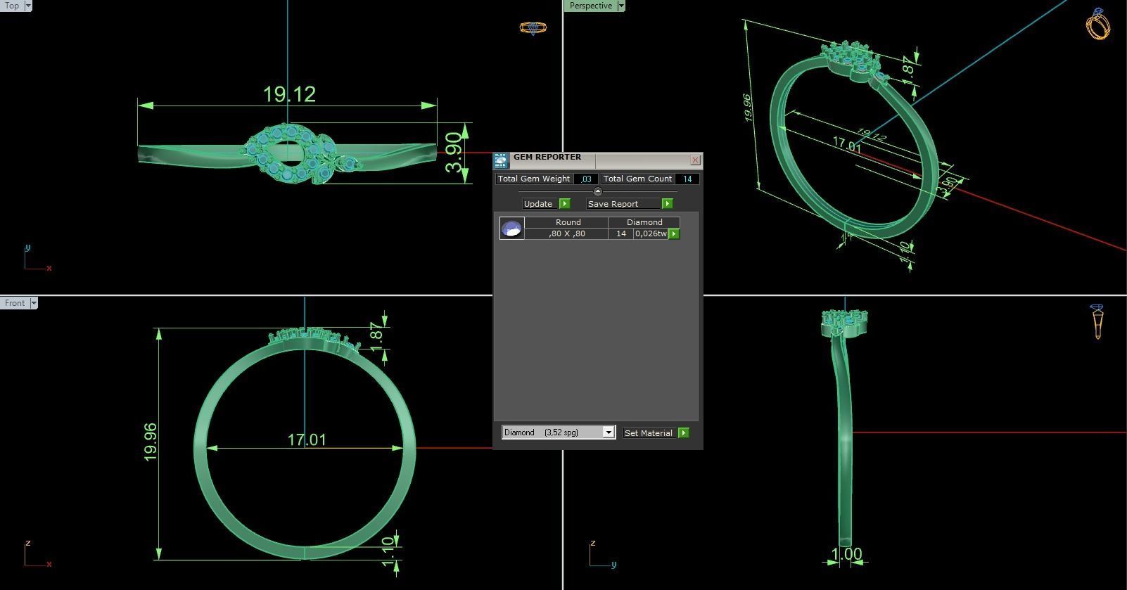 Minimalist Ring 620 3D print model_7