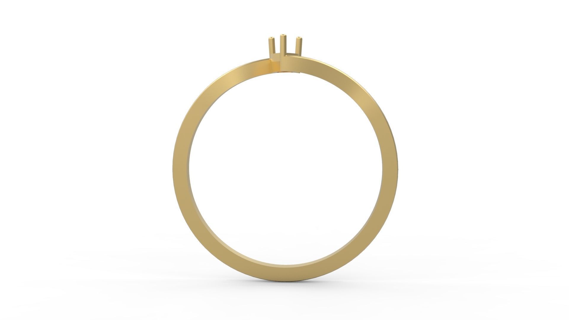 Minimalist Ring 617 3D print model_1
