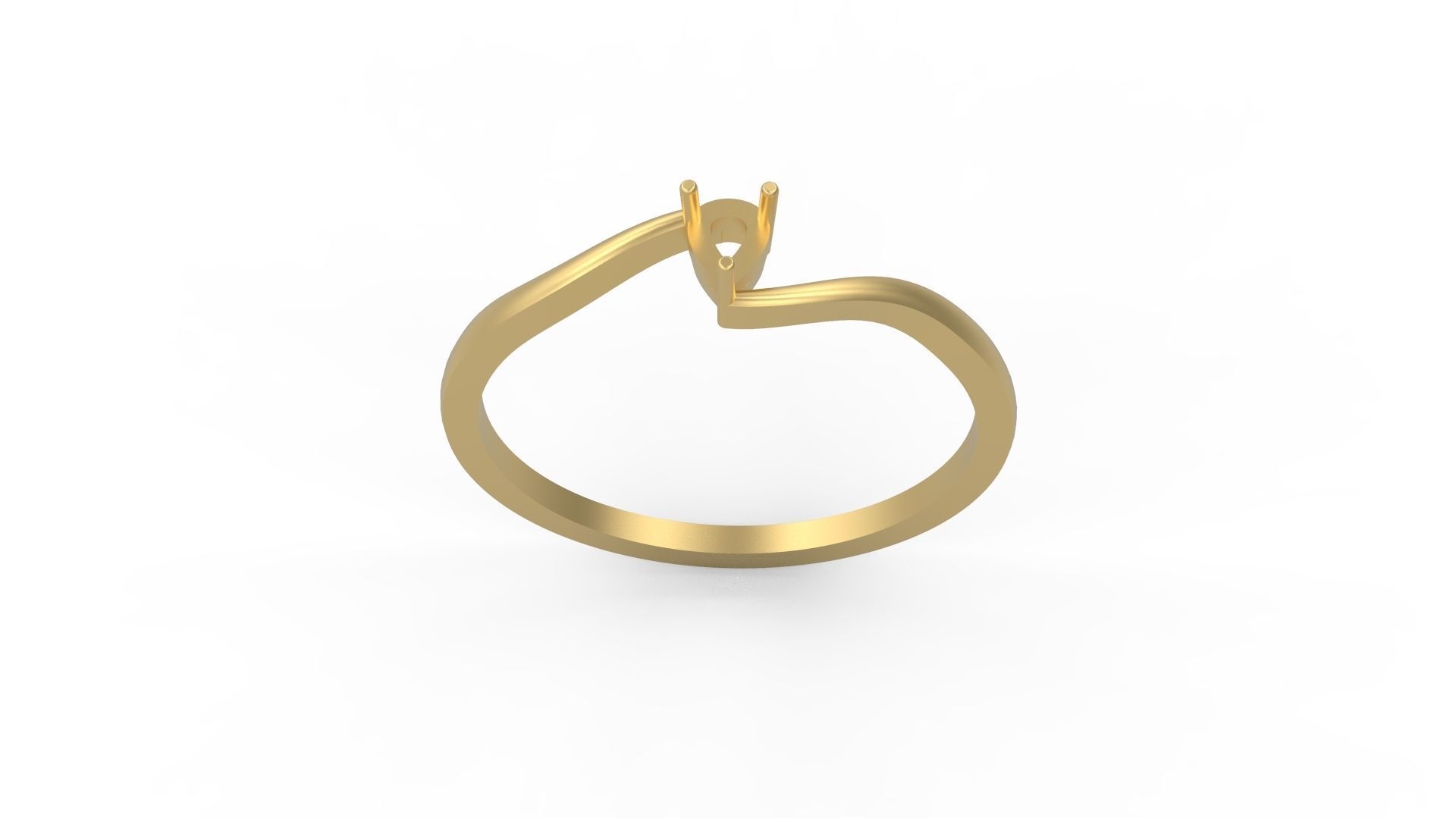 Minimalist Ring 617 3D print model_3