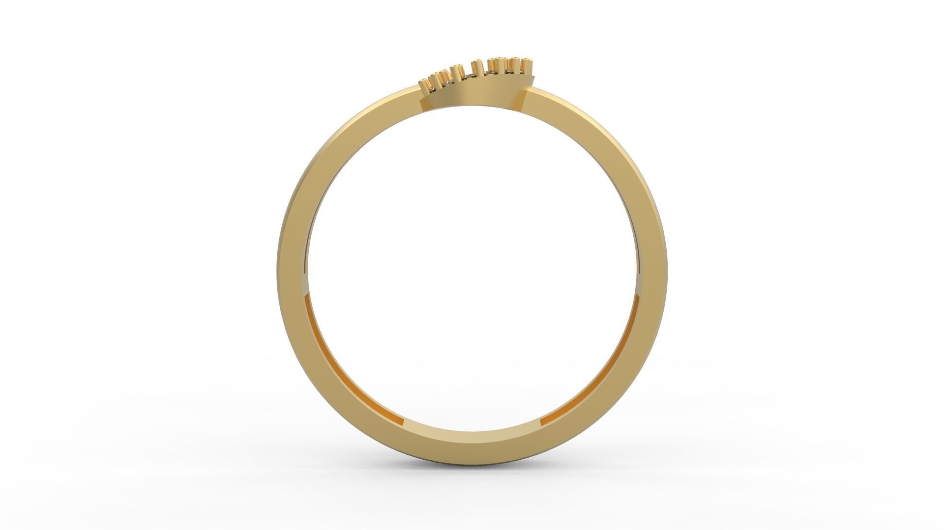Minimalist Ring 609 3D print model_1