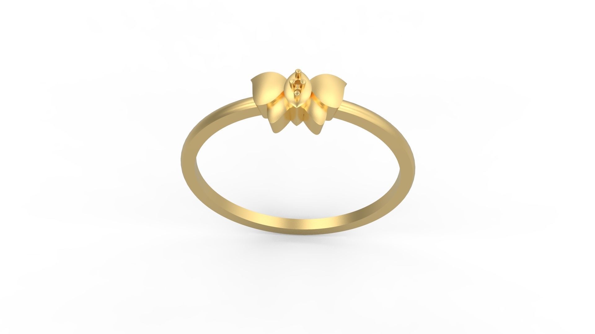 Minimalist Ring 607 3D print model_3