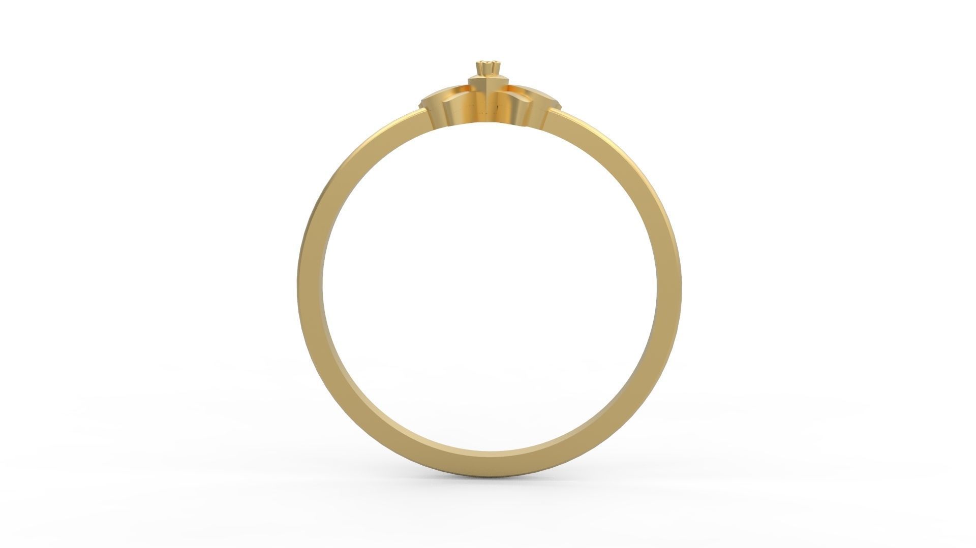 Minimalist Ring 607 3D print model_1