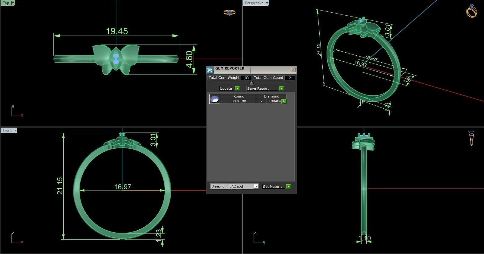 Minimalist Ring 607 3D print model_8