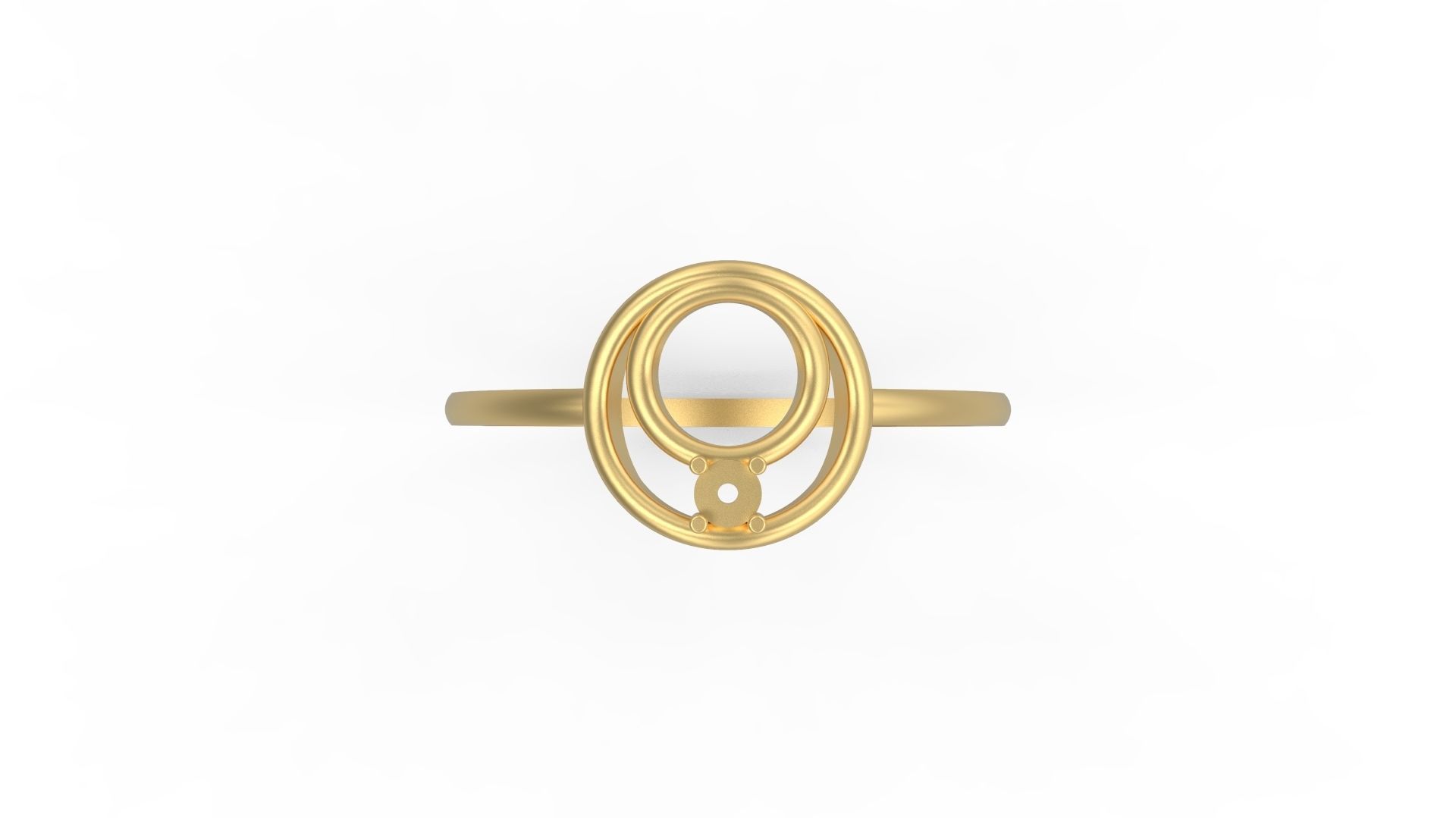 Minimalist Ring 605 3D print model_4