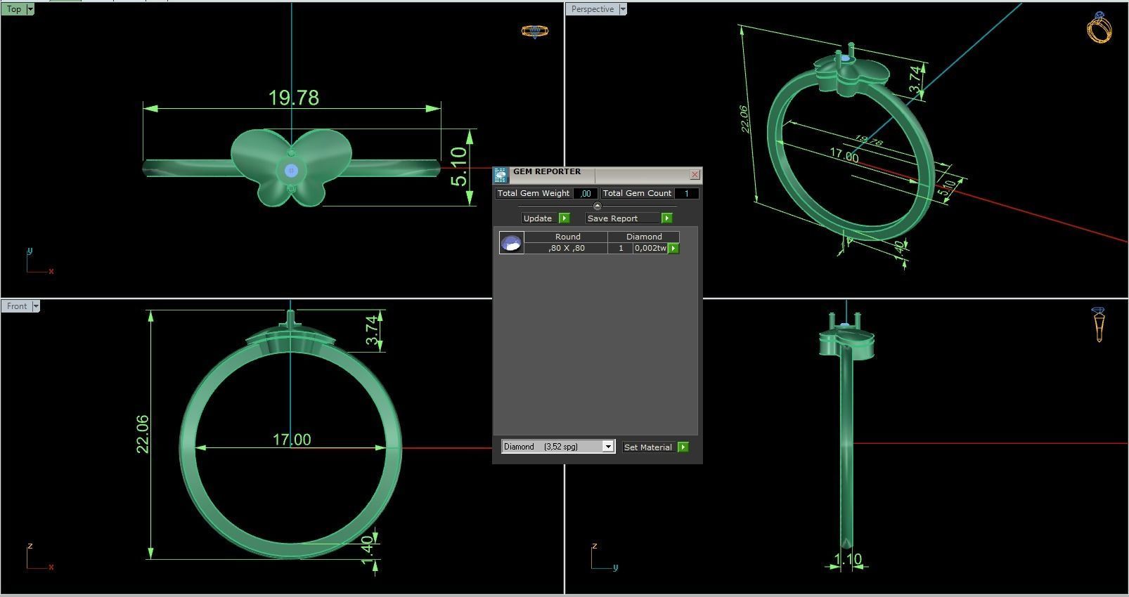 Minimalist Ring 604 3D print model_8