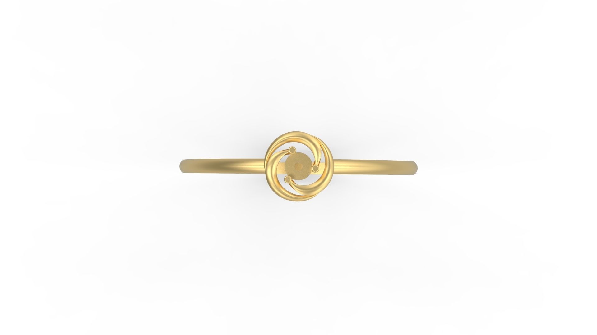 Minimalist Ring 601 3D print model_4