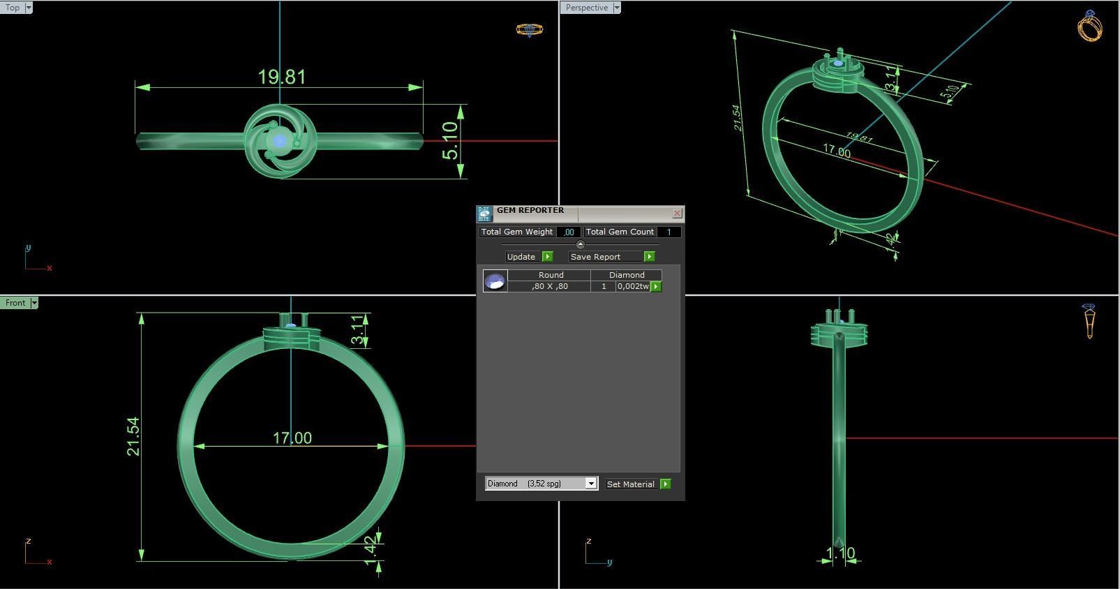 Minimalist Ring 601 3D print model_5