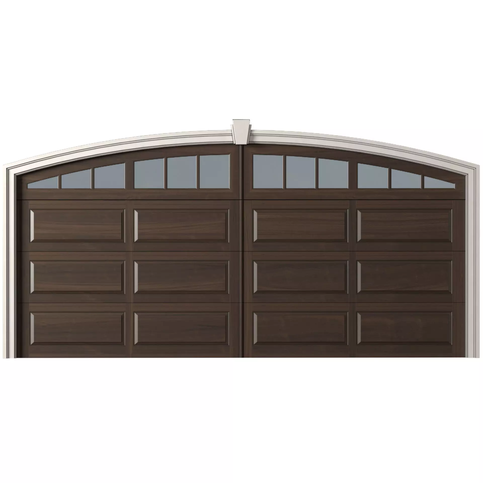 Automatic Classic Modern Garage Doors 3D model_0