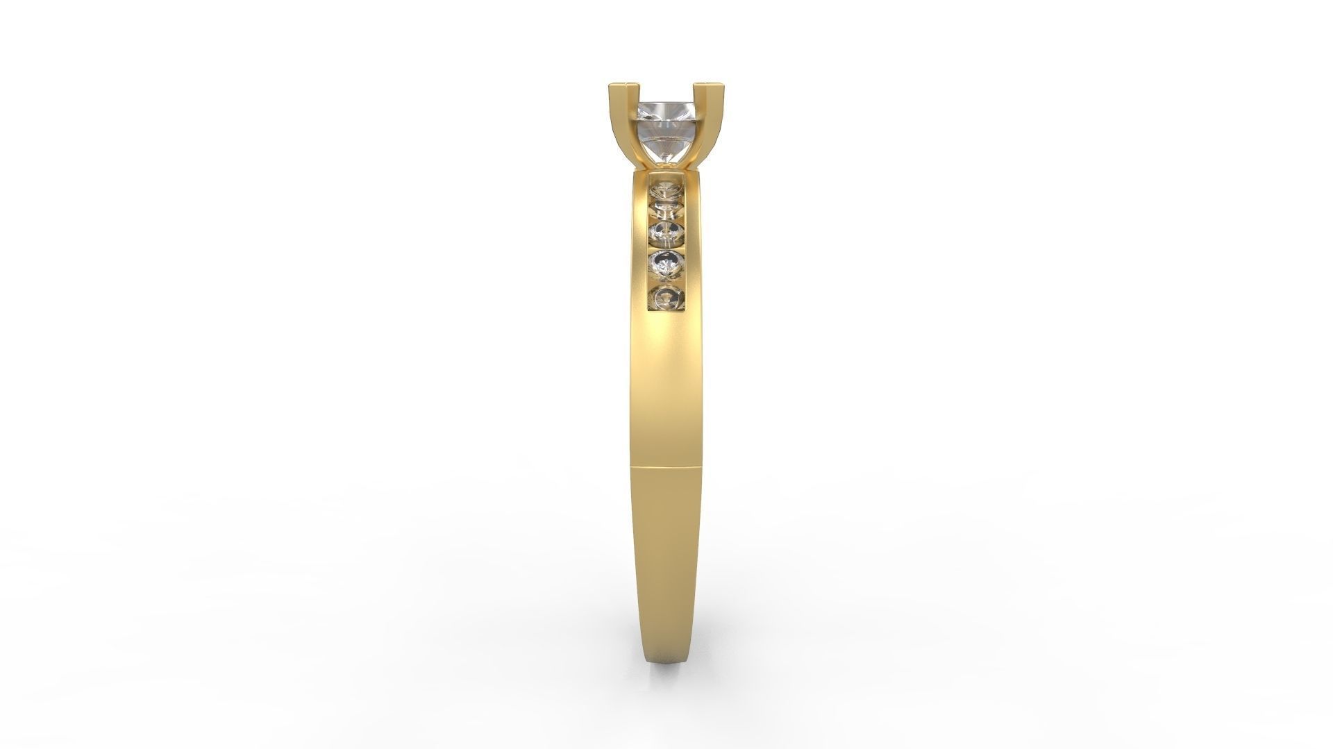 Minimalist Ring 600 3D print model_2