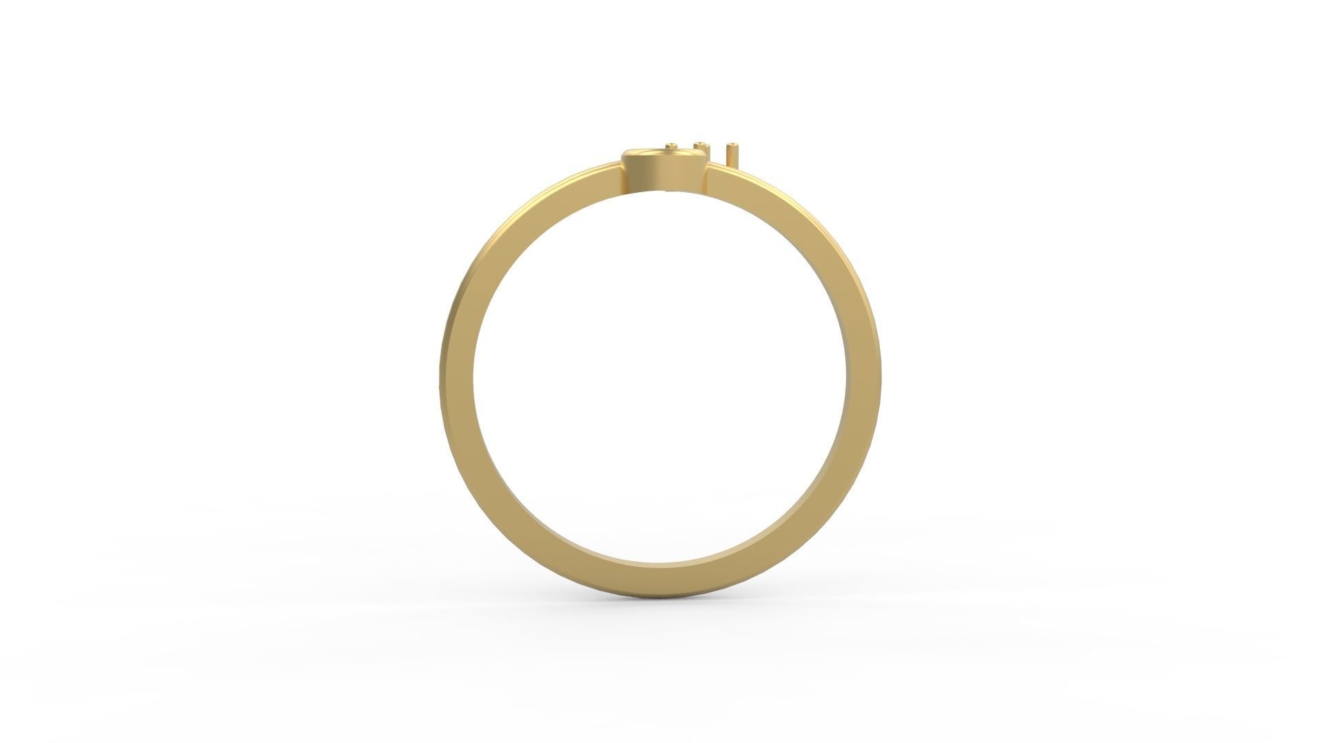 Minimalist Ring 631 3D print model_1
