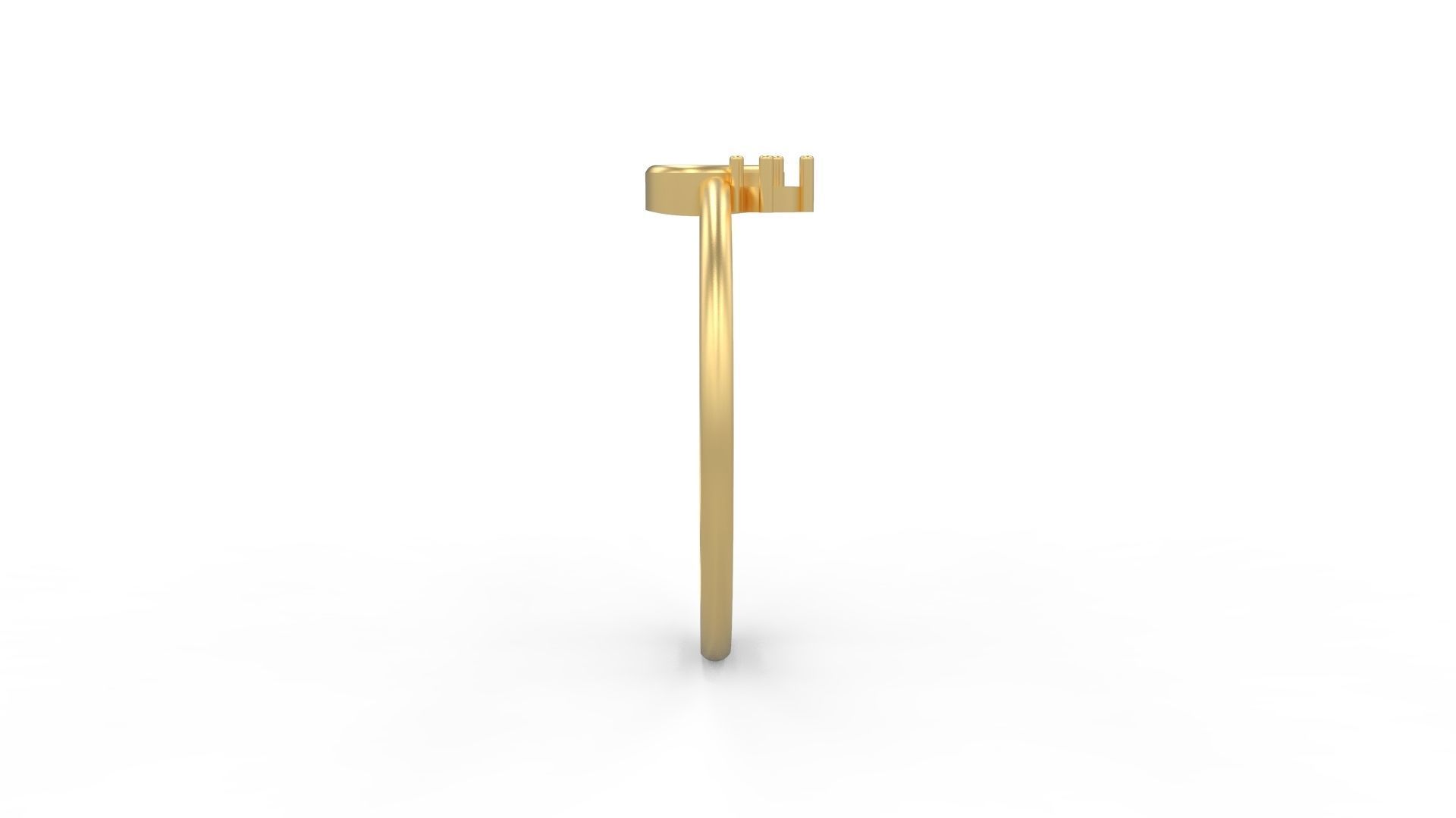 Minimalist Ring 631 3D print model_2