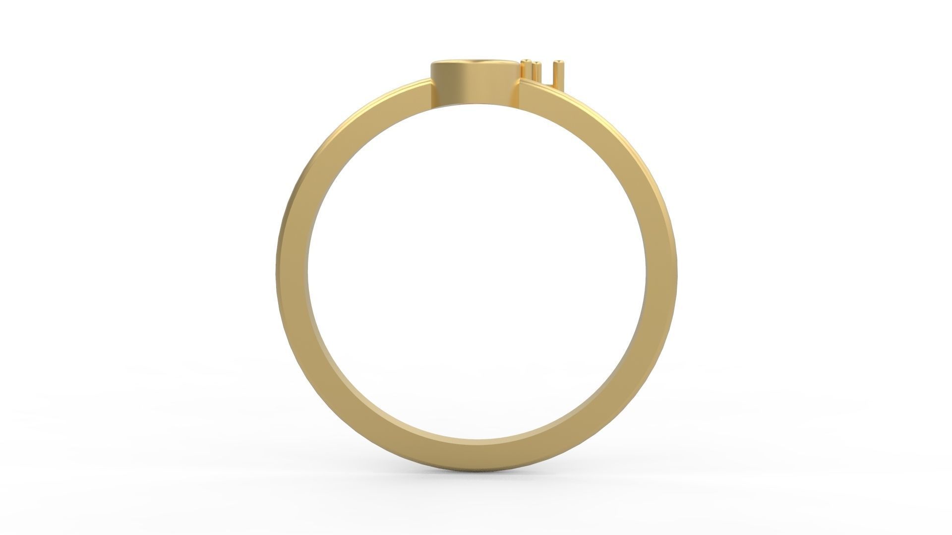 Minimalist Ring 629 3D print model_1