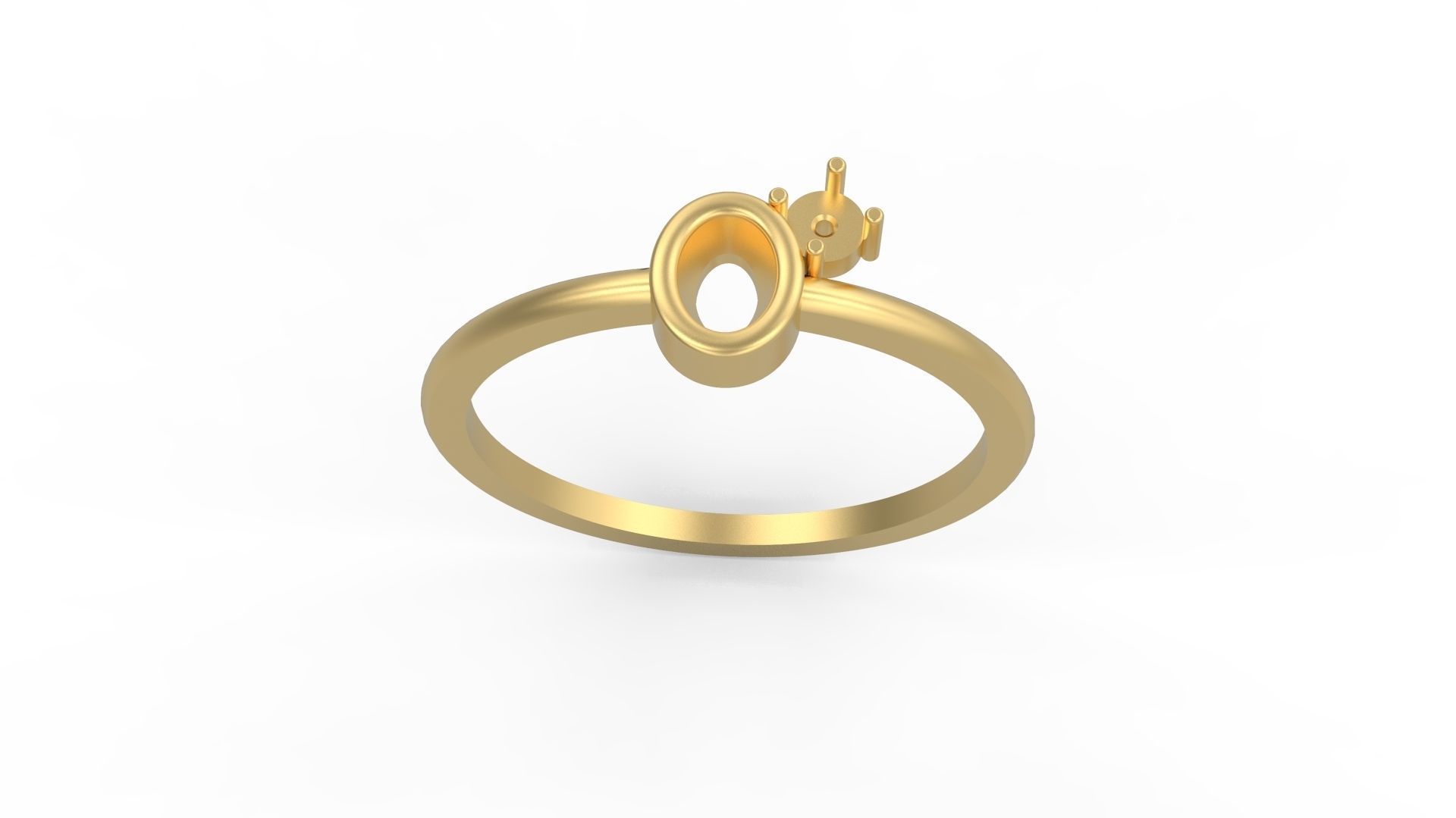 Minimalist Ring 629 3D print model_3