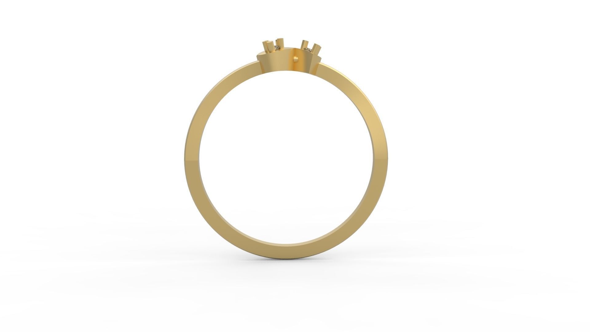 Minimalist Ring 597 3D print model_1