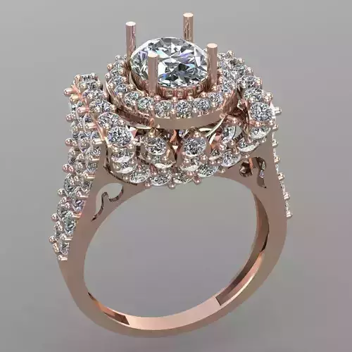 Wedding Engagement Women Ring 3D print model
