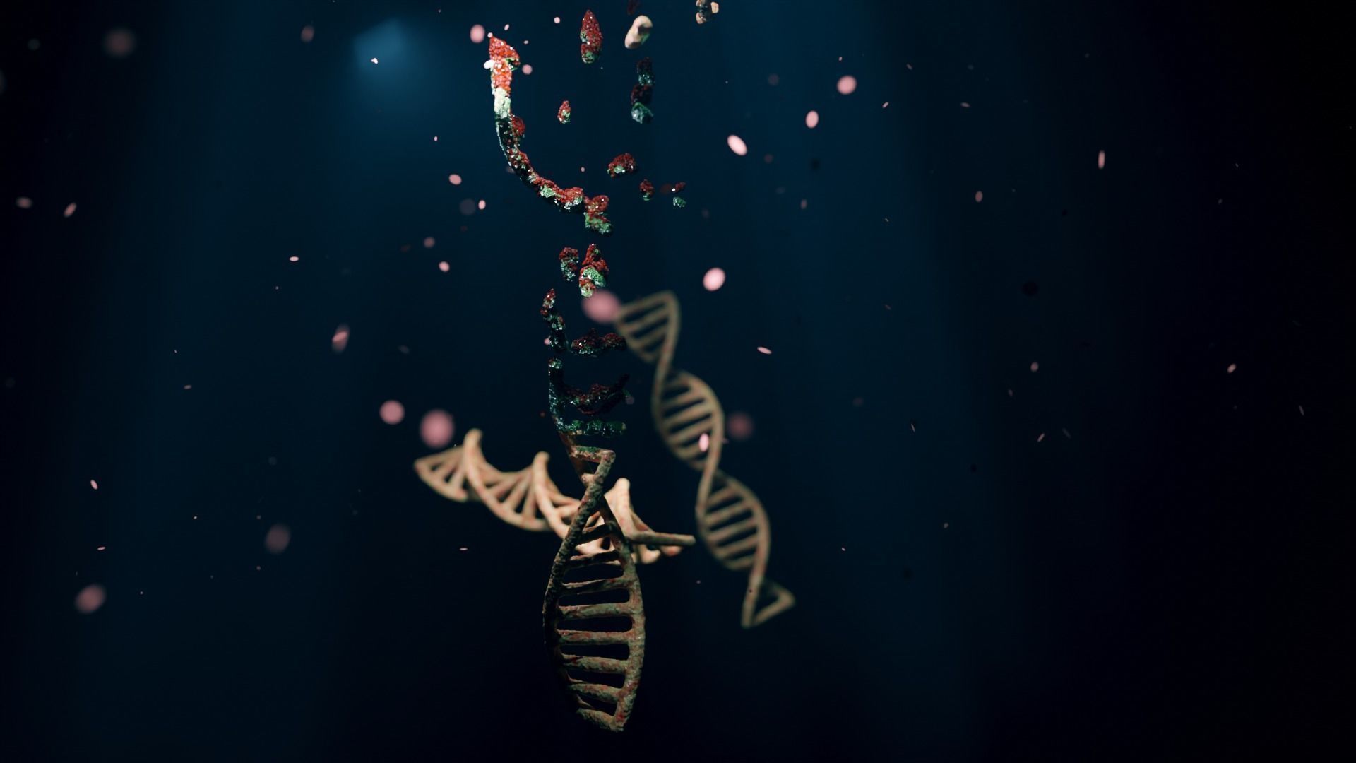 DNA virus attack animation - made in blender 3D model_5