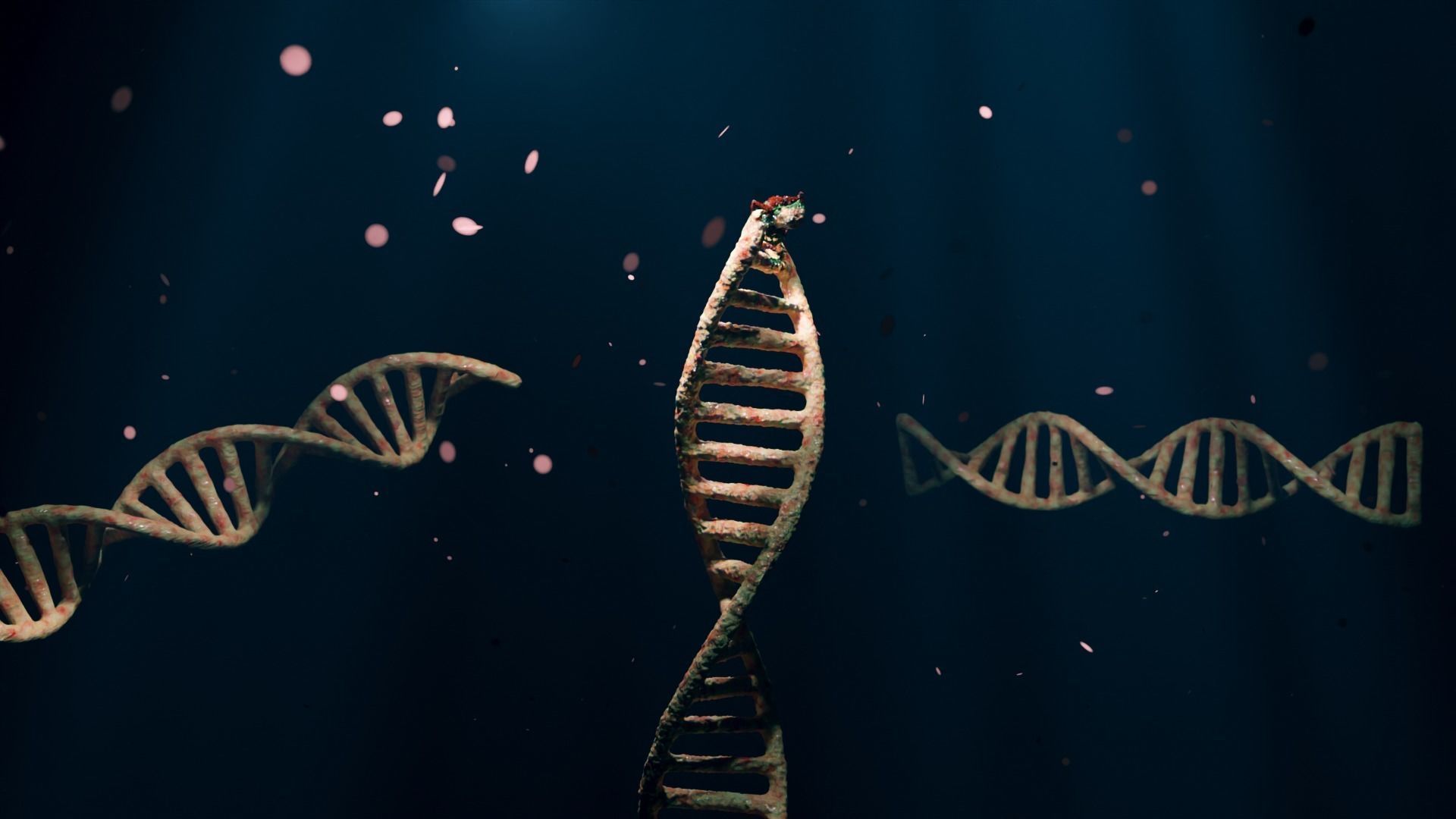 DNA virus attack animation - made in blender 3D model_1