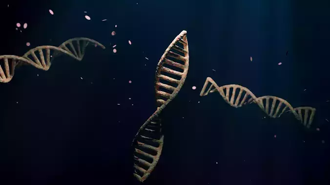 DNA virus attack animation - made in blender 3D model