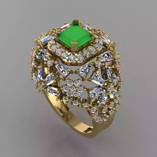 Wedding Engagement Women Ring 3D print model