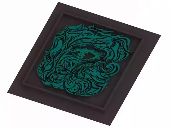 3D Art Surface Modeling - Catch Eyes 3D model