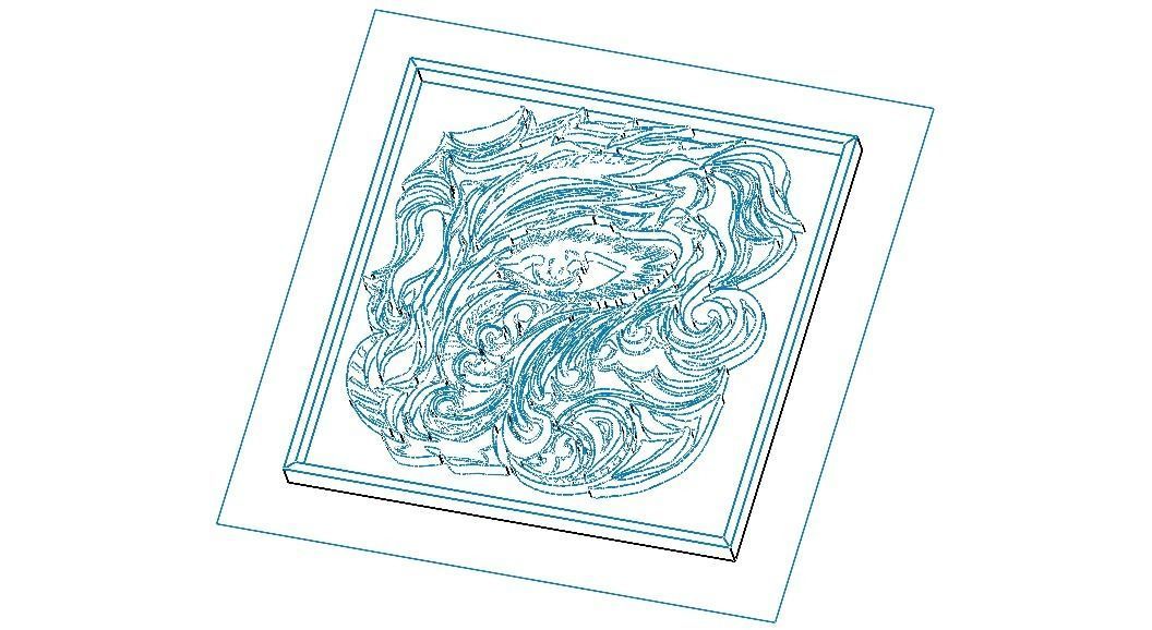 3D Art Surface Modeling - Catch Eyes 3D model_2