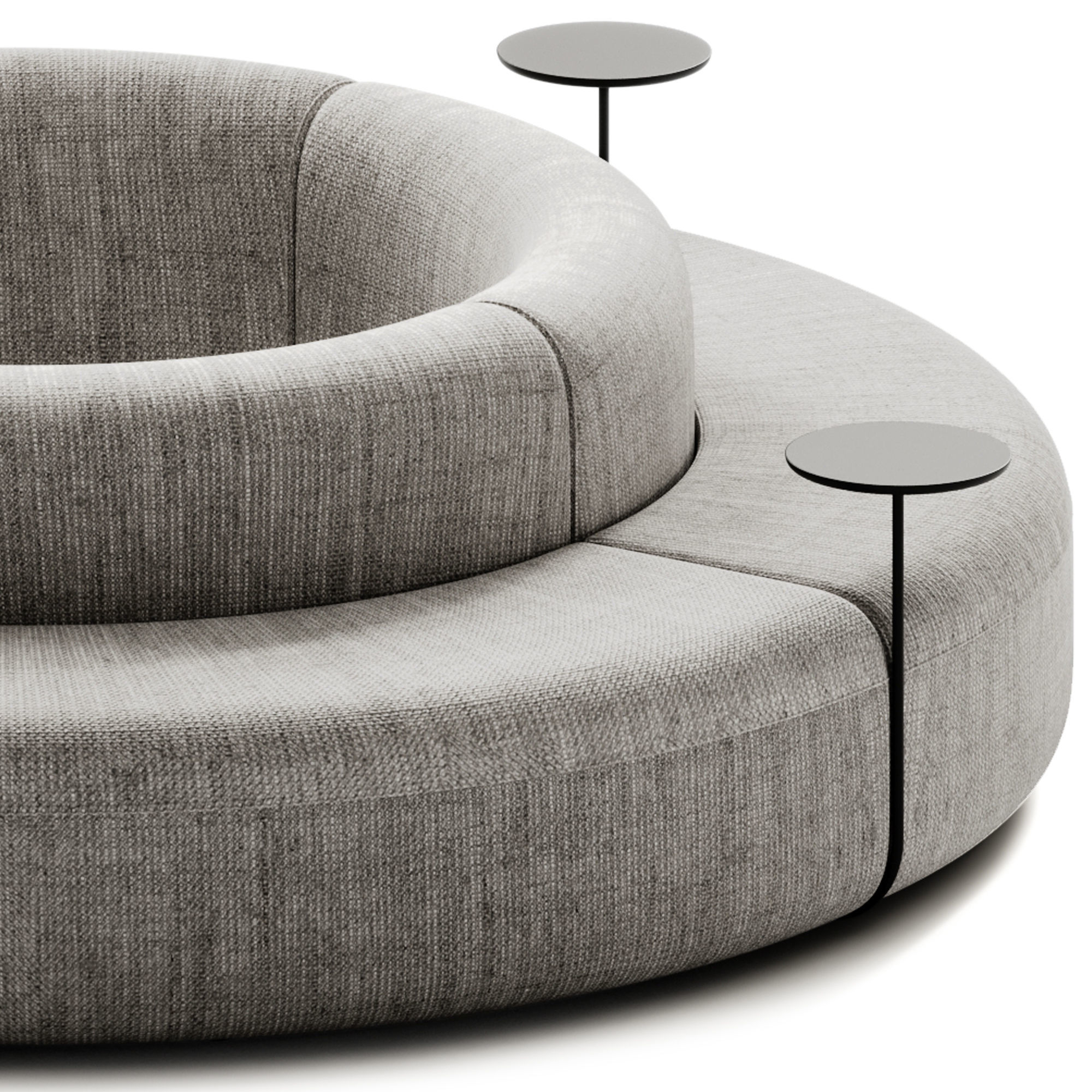 ARTIKO Sectional modular fabric sofa AT 20 by MDD 3D model_3