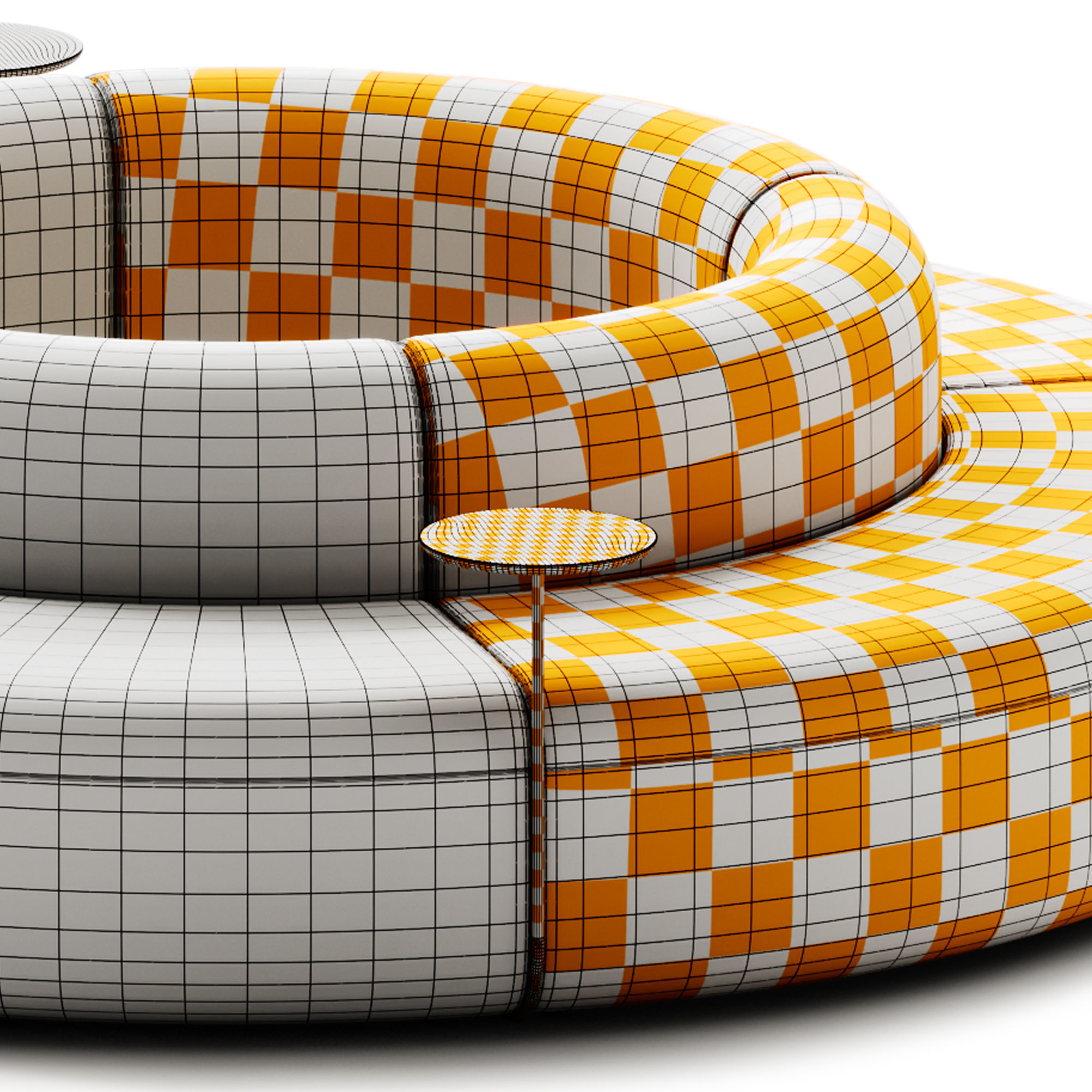 ARTIKO Sectional modular fabric sofa AT 20 by MDD 3D model_5