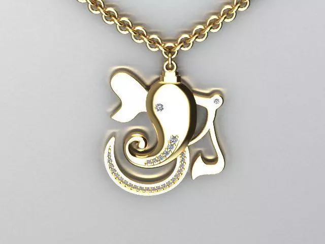 pendant 3D print model_0