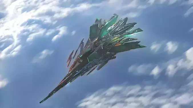  Aircraft Jet Plane Sci-Fi Spaceship Space Ship 023