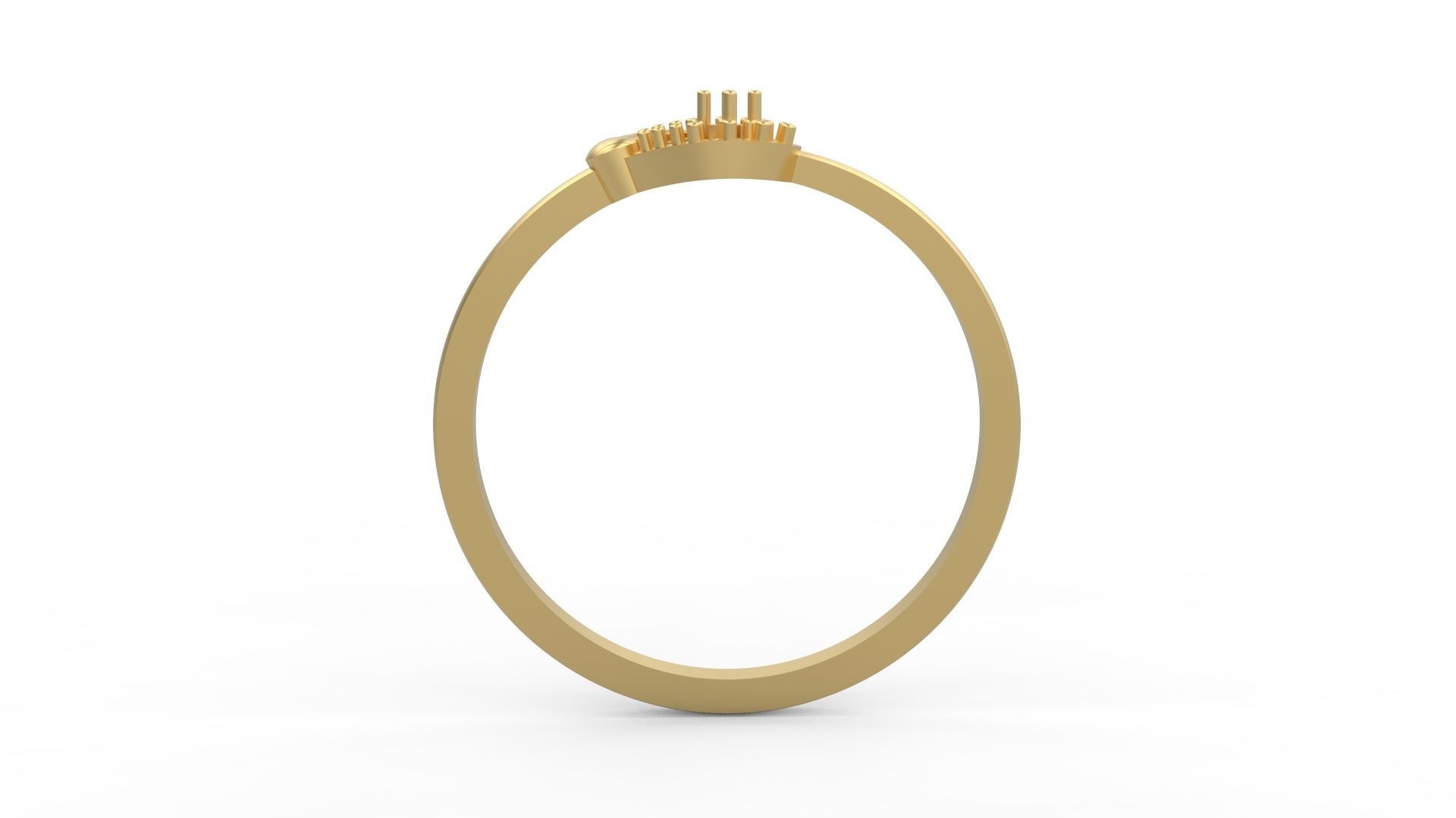 Minimalist Ring 672 3D print model_1