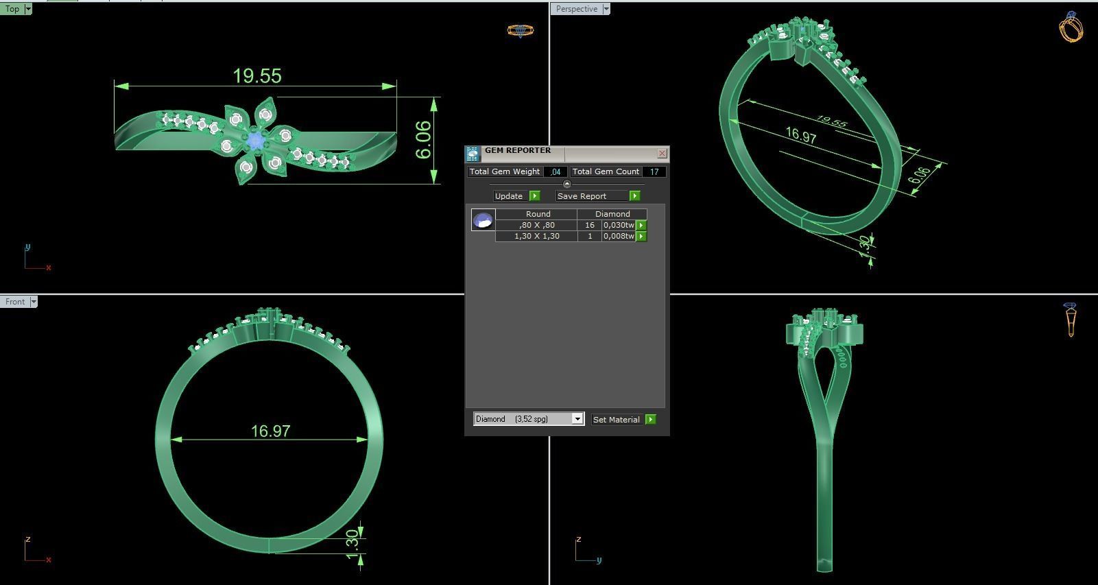 Minimalist Ring 669 3D print model_9