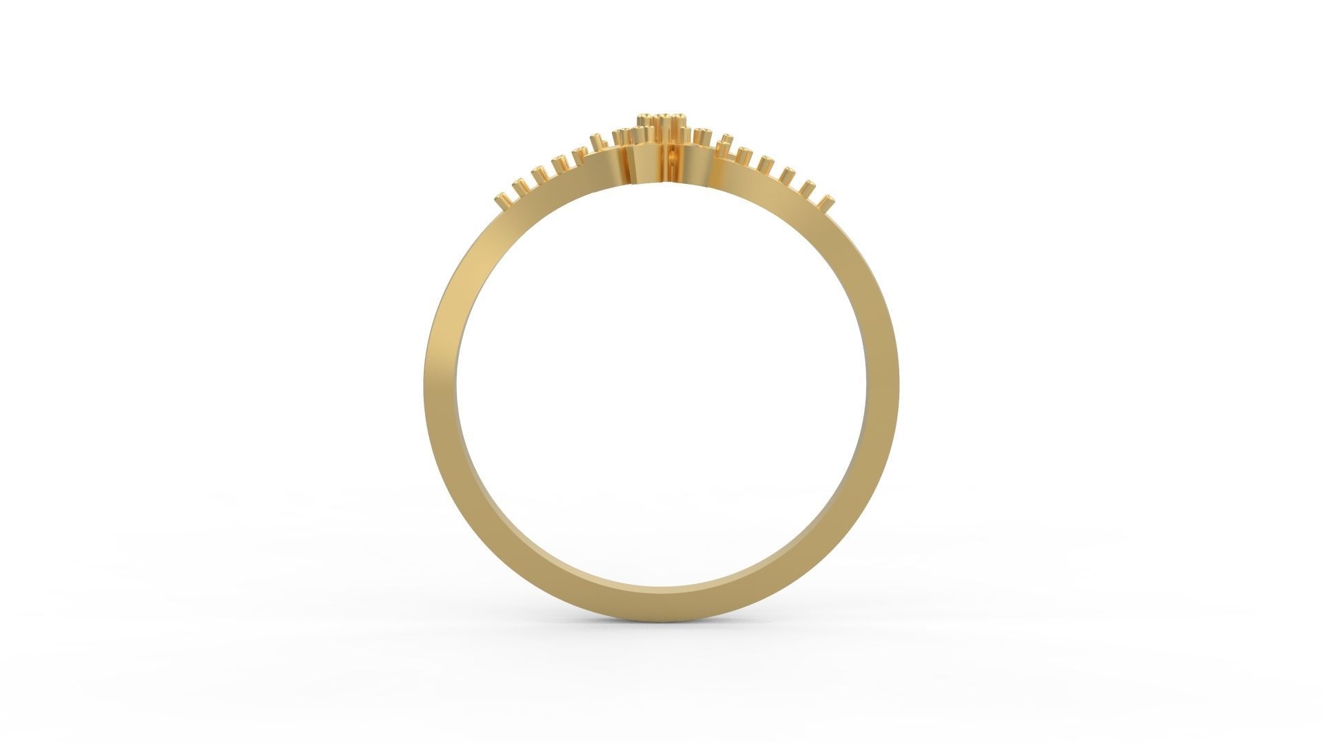 Minimalist Ring 669 3D print model_1