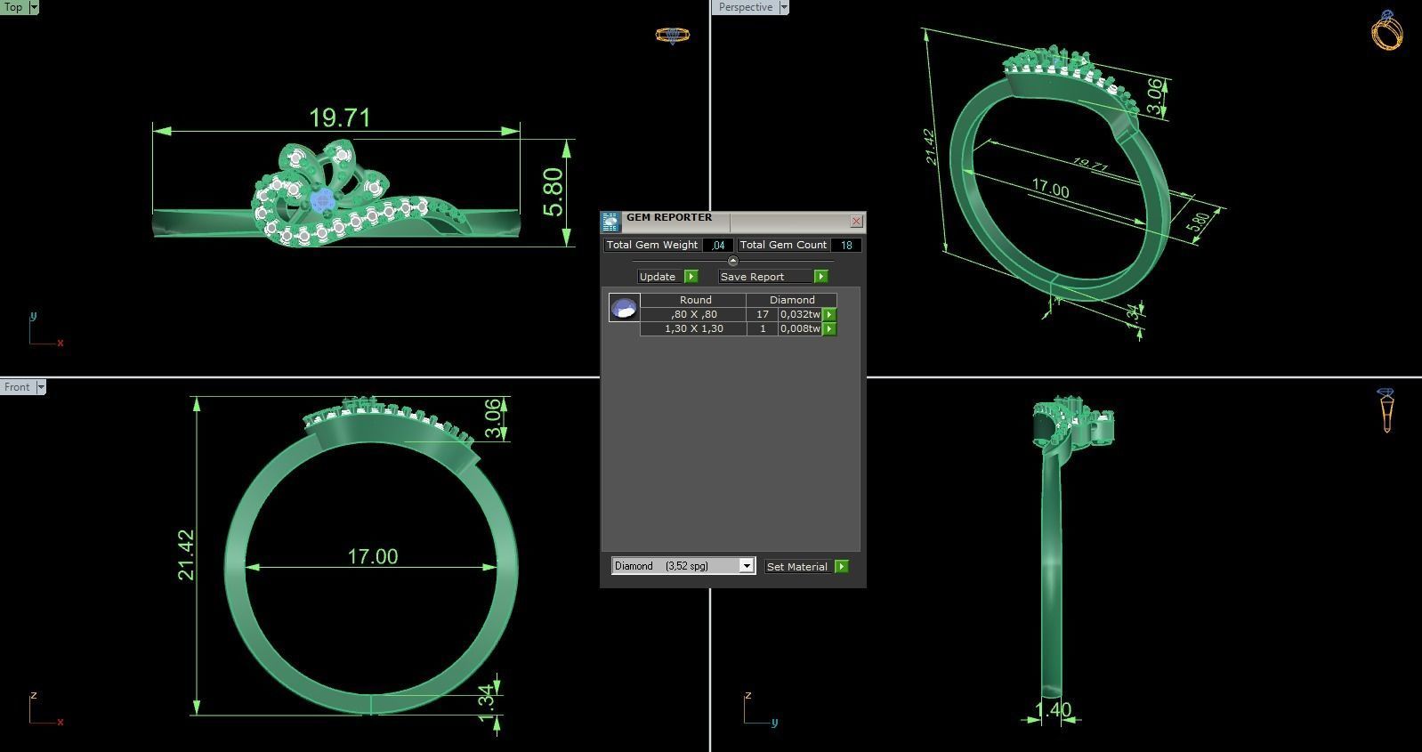 Minimalist Ring 668 3D print model_8
