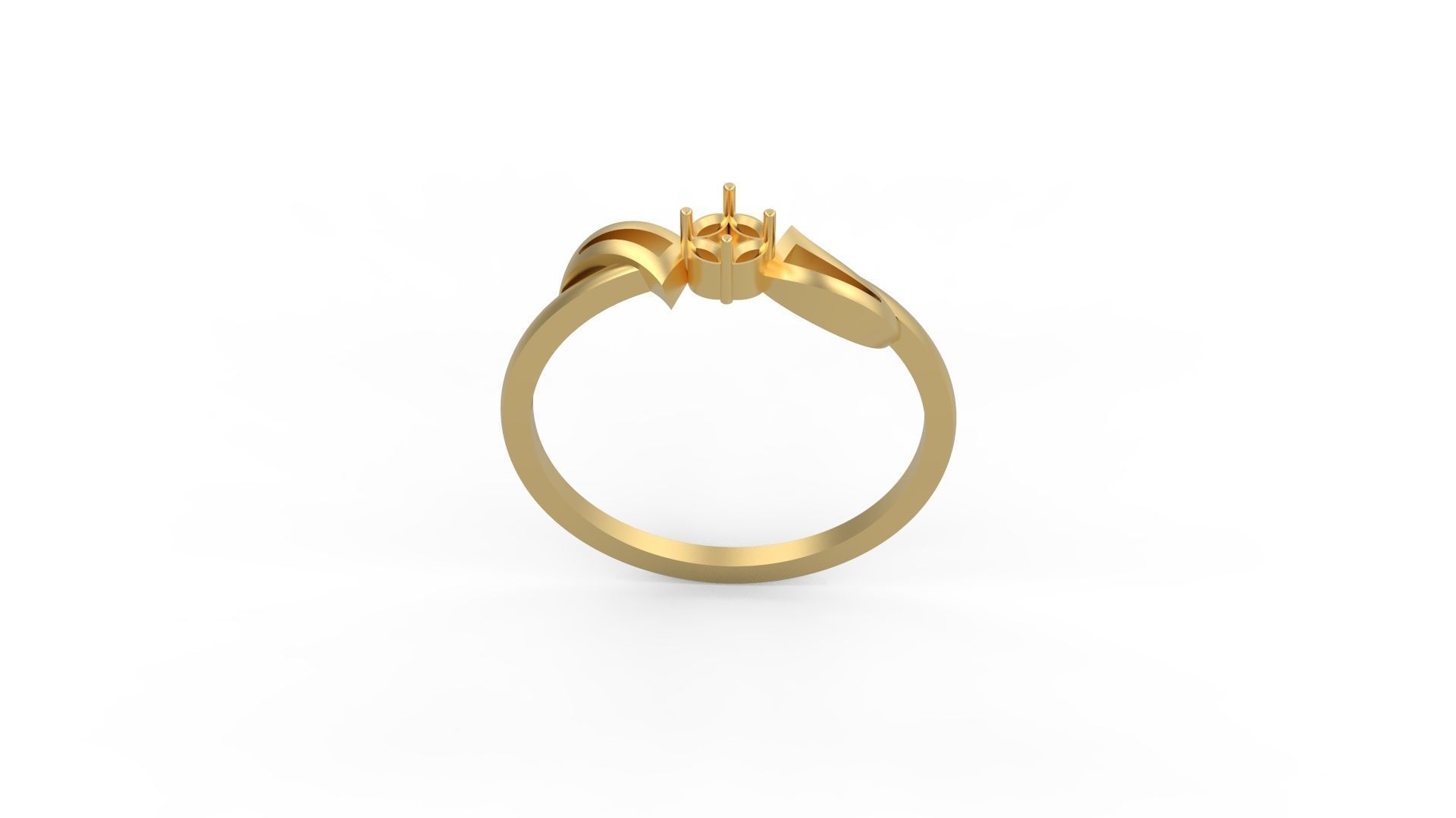 Minimalist Ring 665 3D print model_3