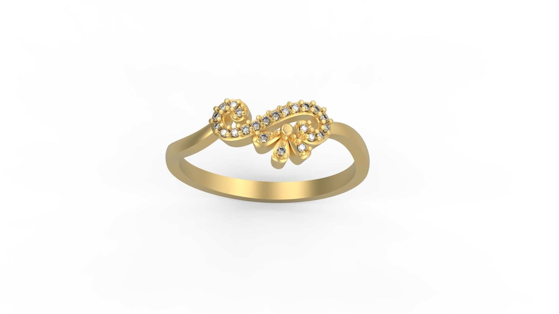 Minimalist Ring 676 3D print model_3