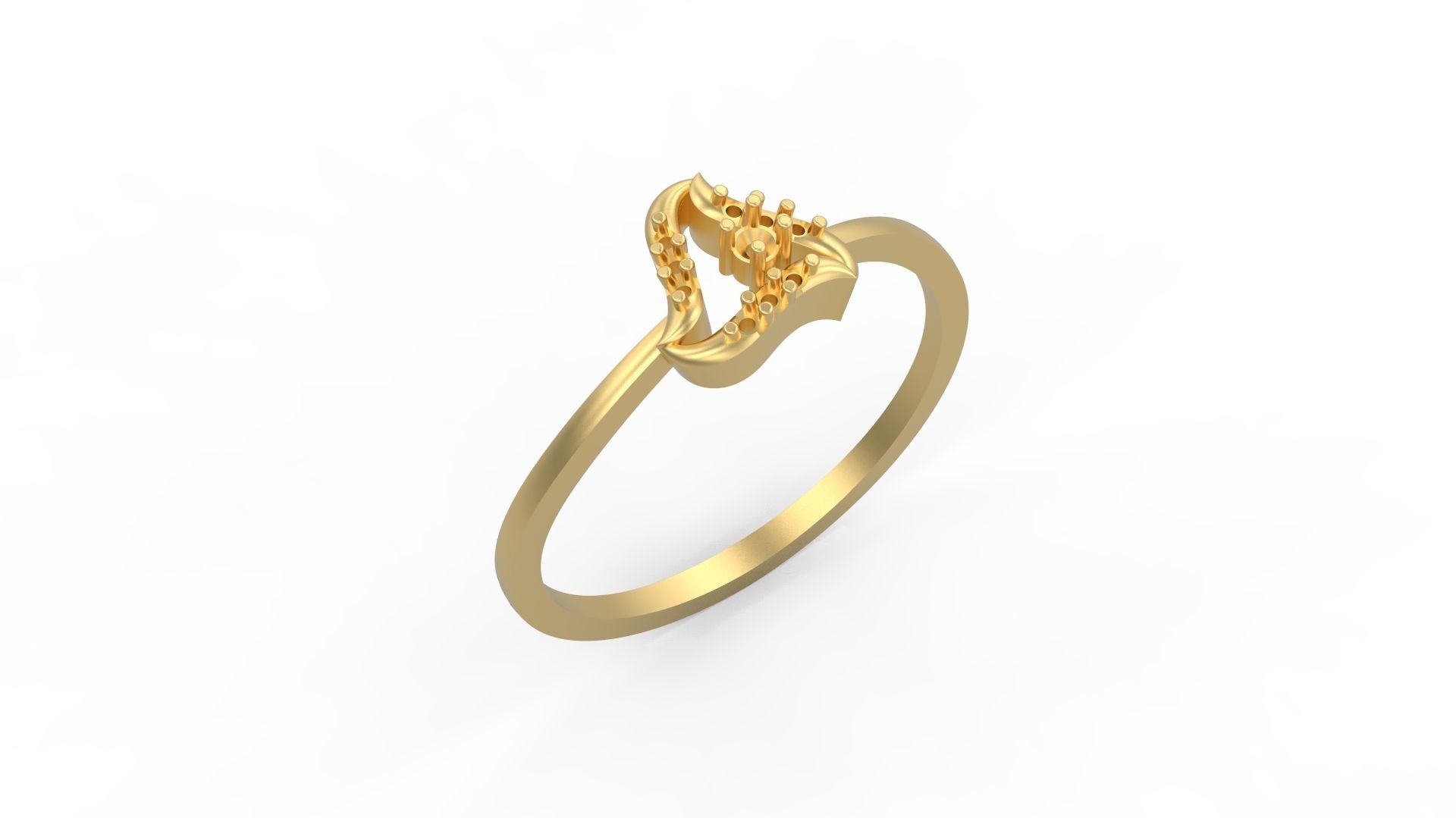 Minimalist Ring 653 3D print model_1