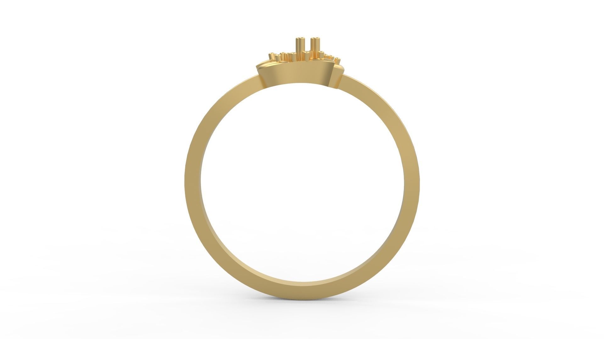 Minimalist Ring 653 3D print model_2