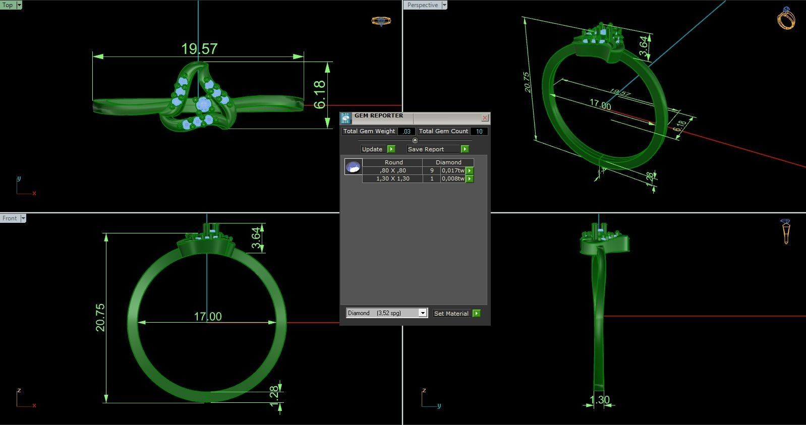 Minimalist Ring 653 3D print model_10