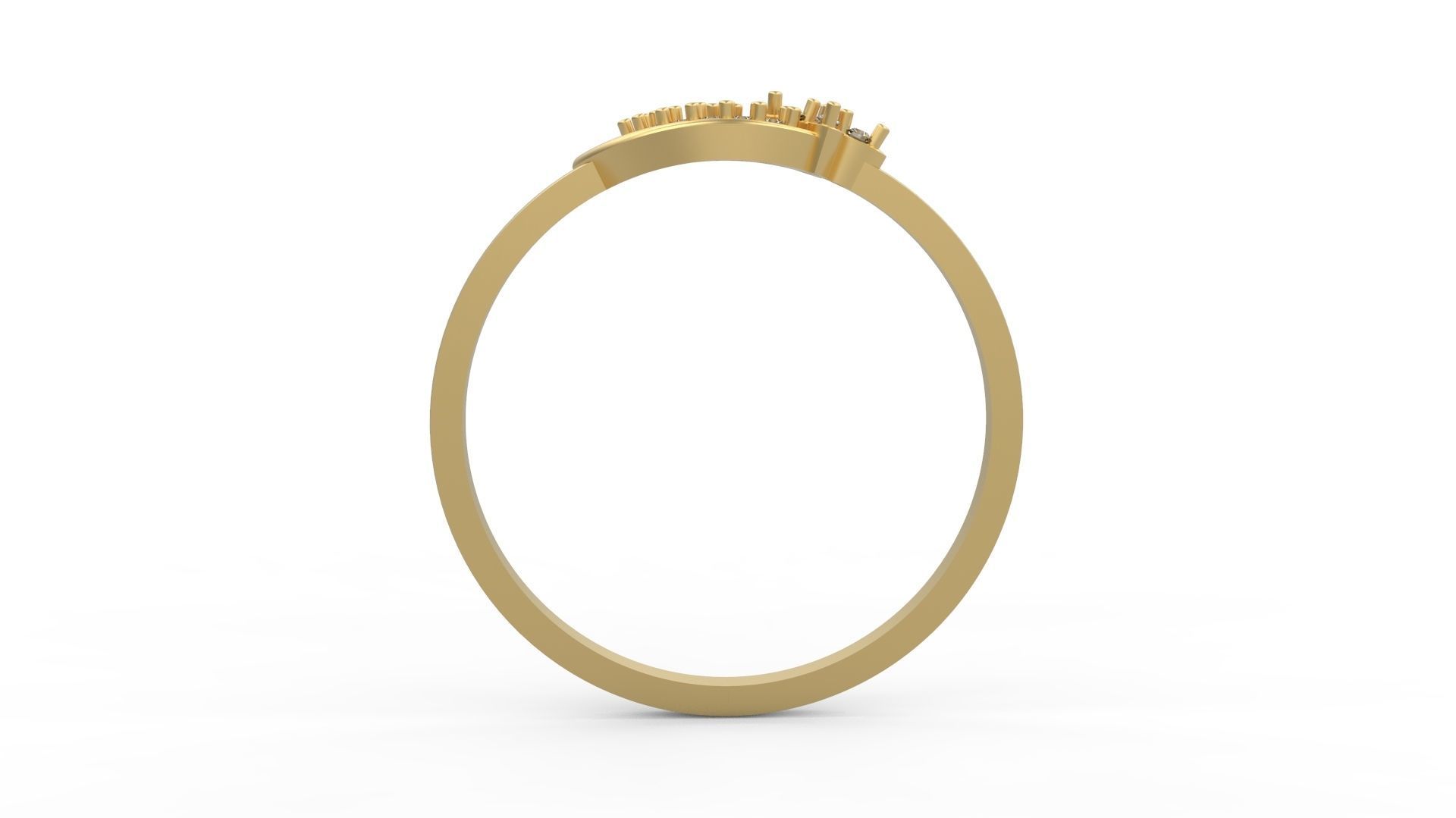 Minimalist Ring 649 3D print model_2