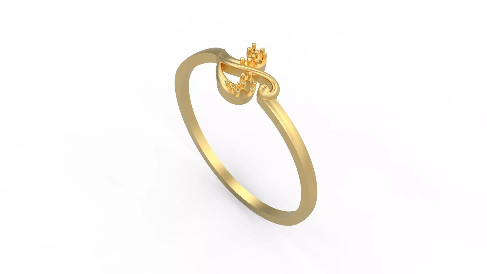 Minimalist Ring 645 3D print model_0