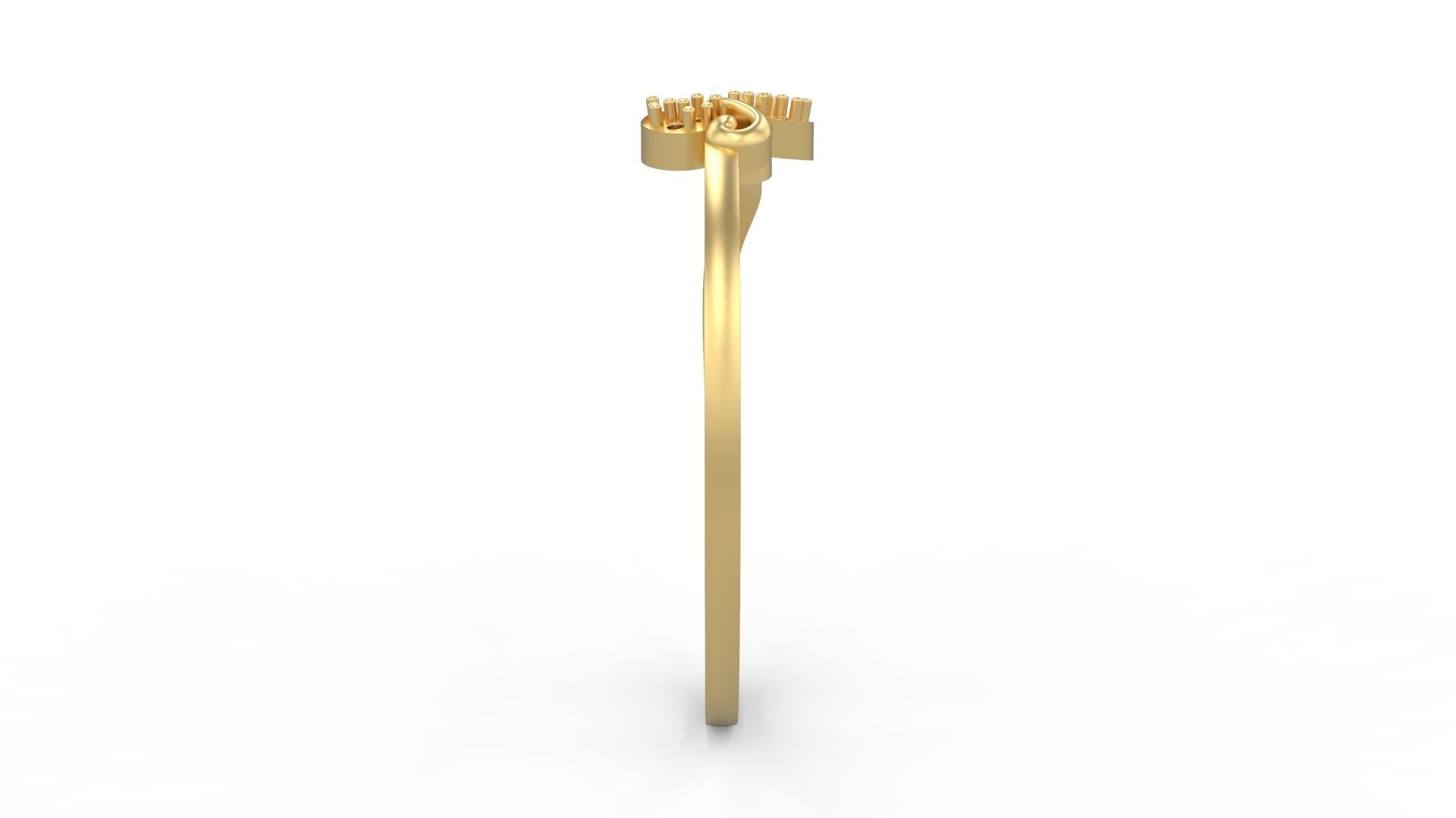 Minimalist Ring 645 3D print model_3