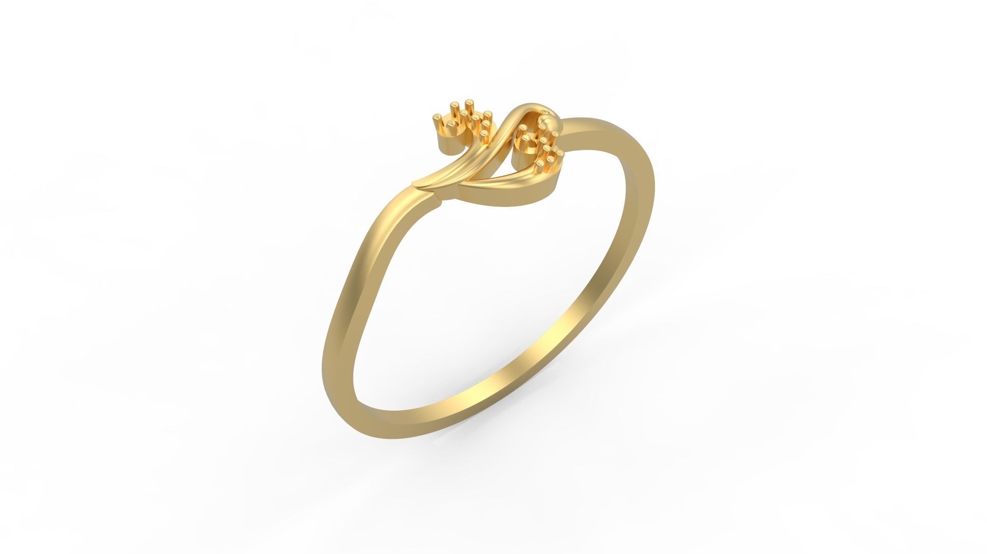 Minimalist Ring 645 3D print model_1