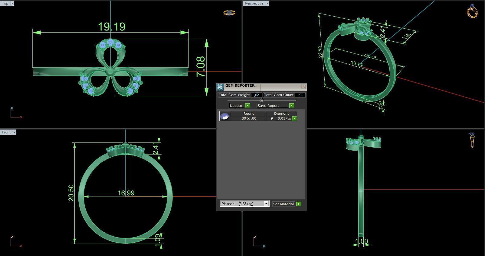 Minimalist Ring 644 3D print model_10